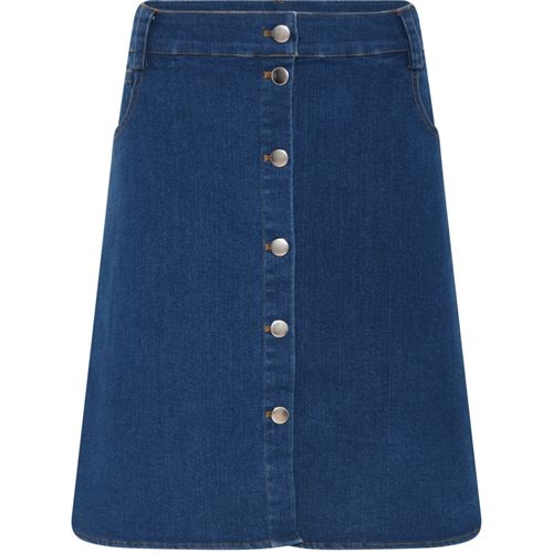 LA ROUGE NEDERDEL, KARA SKIRT, DENIM